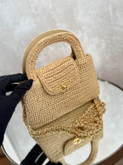 Bolsa Chanel ráfia