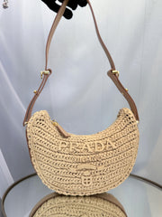 Bolsa Prada Arque ráfia
