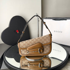 Bolsa Gucci Horsebit Assimétrica