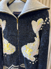 Zipped Knitted Blouson