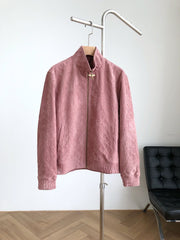 Jaqueta Suede Monogram