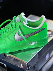 Off-White x Air Force 1 - Low Green Brooklyn