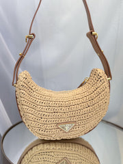 Bolsa Prada Arque ráfia