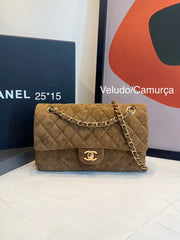 Bolsa Chanel 2.55 Camurça