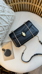 Bolsa Bulgari preta