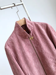 Jaqueta Suede Monogram