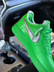 Off-White x Air Force 1 - Low Green Brooklyn
