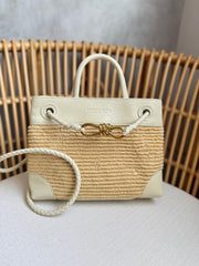 Bolsa Bottega Veneta Andiamo Rafia